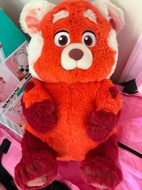 Plush Red Panda Stuffed Animal Plush Toy - Orange & Dark Red